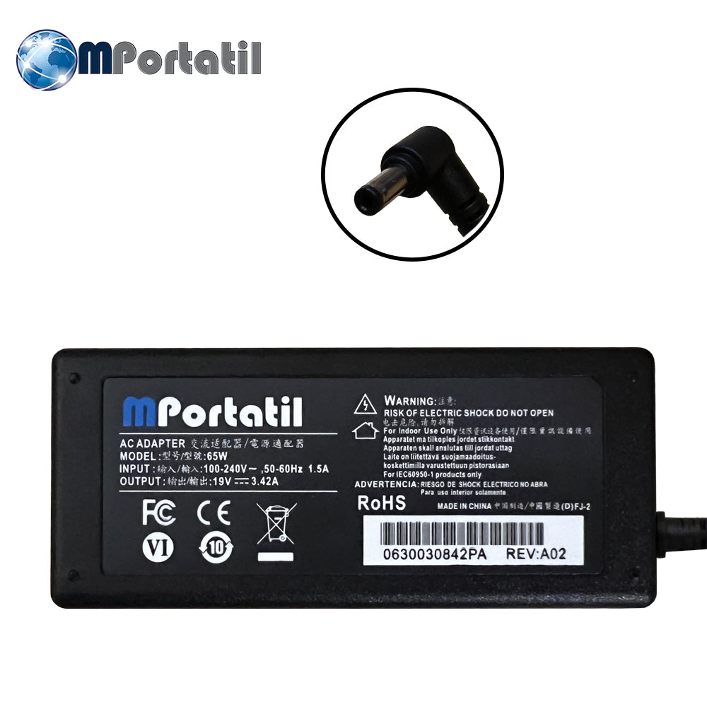 Cargador Para Asus 19V - 3,42a Plug 5.5x2.5_venta_de_repuestos_para_notebook