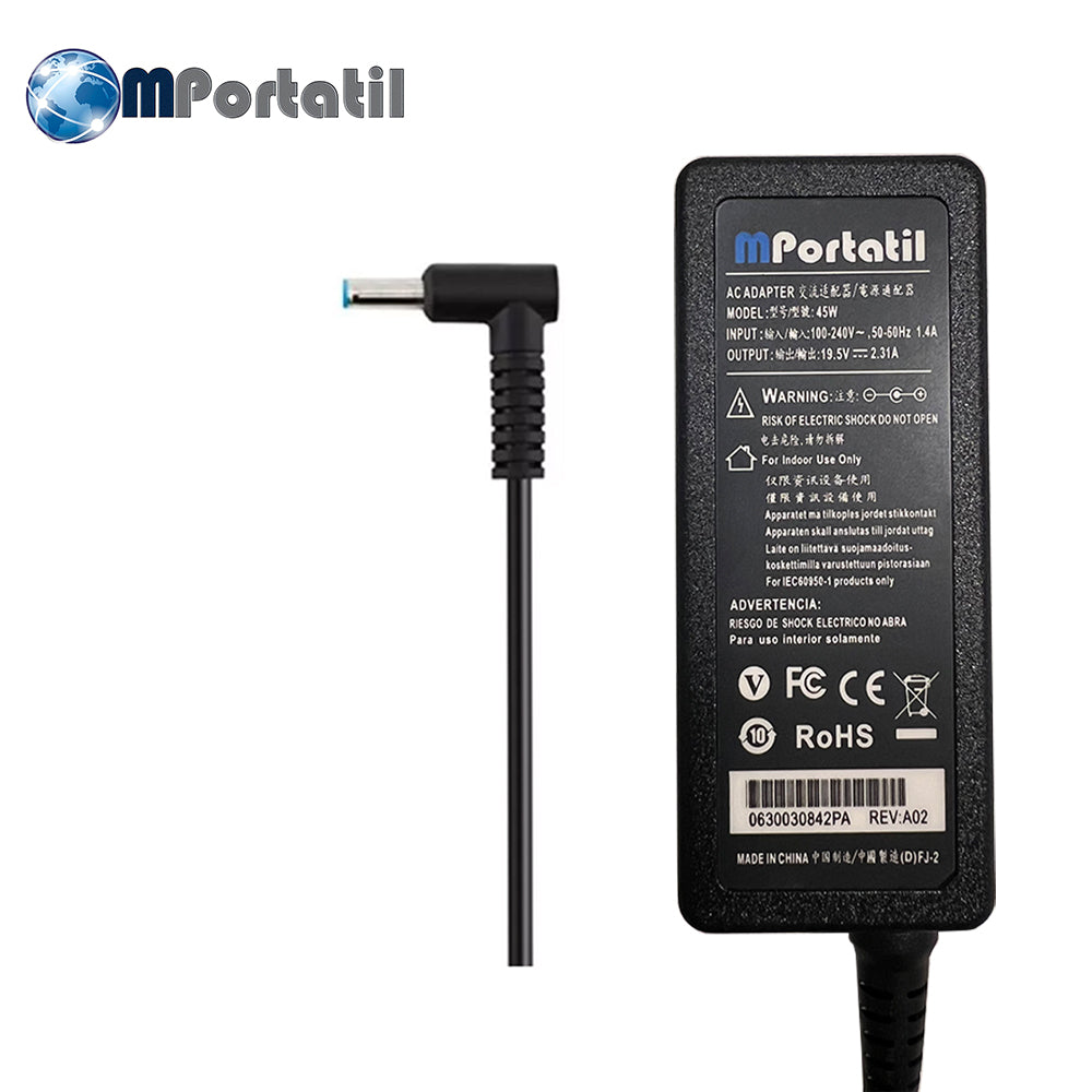 Cargador Para Hp 19,5V - 2,31a Plug 4.5x3.0_venta_de_repuestos_para_notebook
