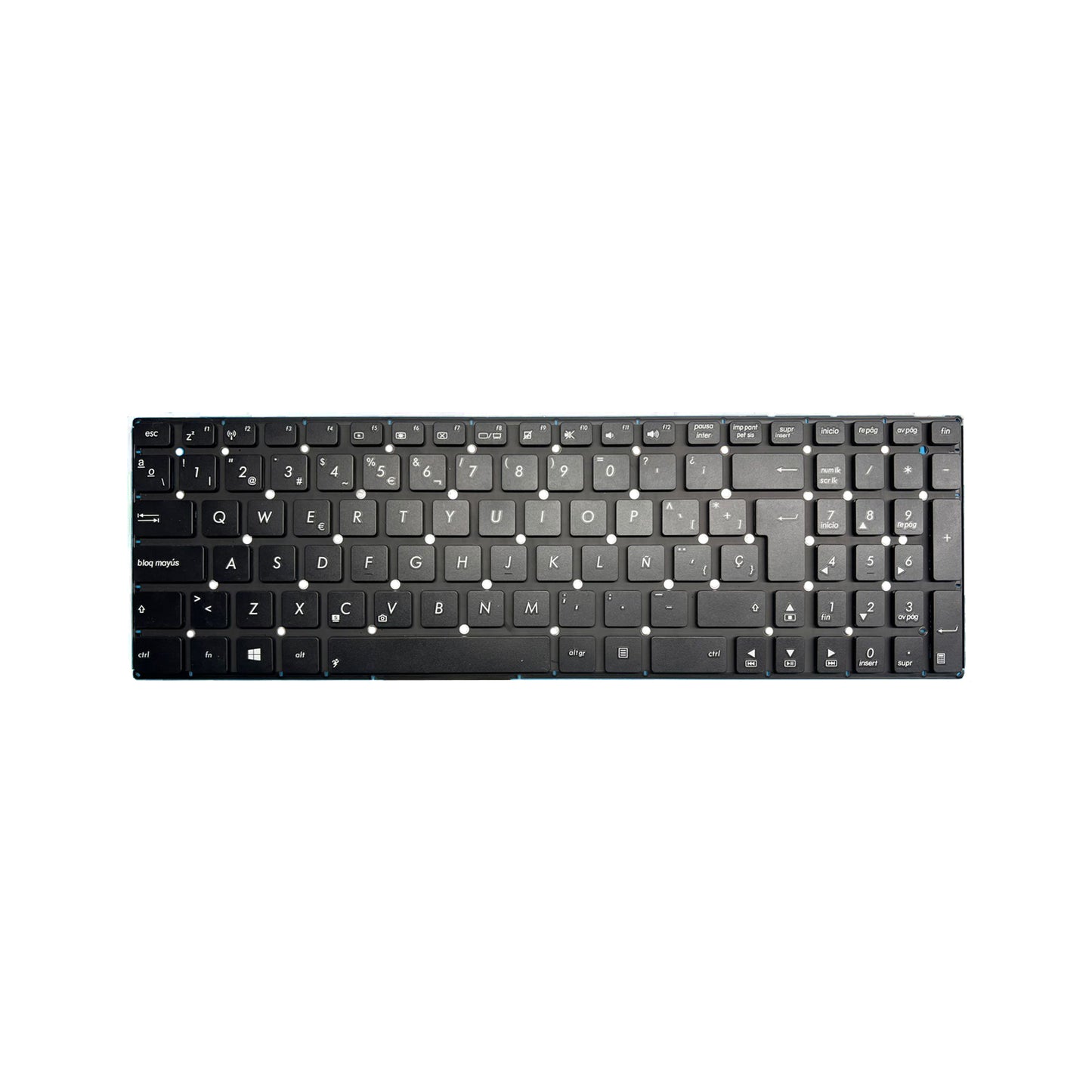 Teclado Asus X550 en español, negro, repuesto para notebook