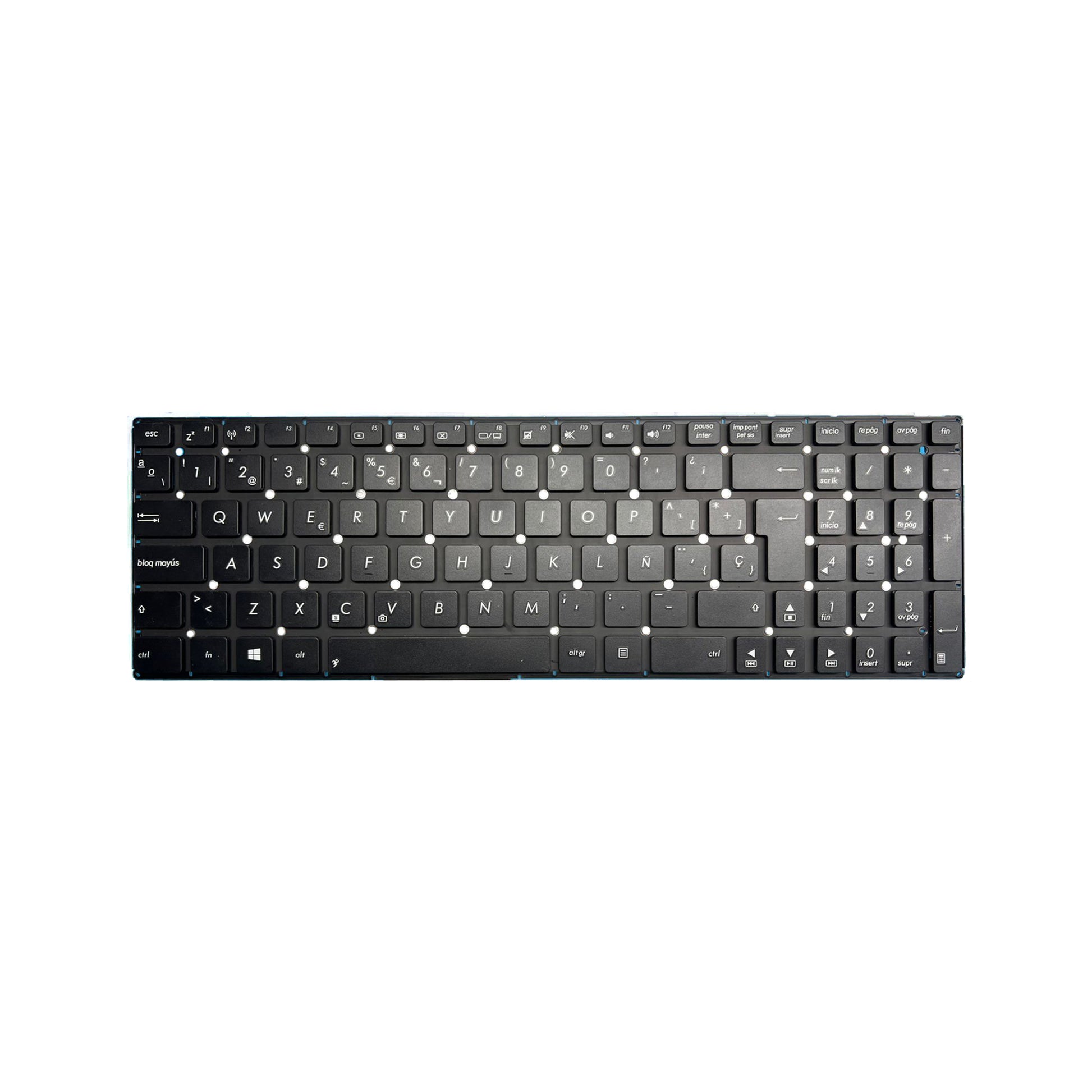 Teclado Asus X550 en español, negro, repuesto para notebook