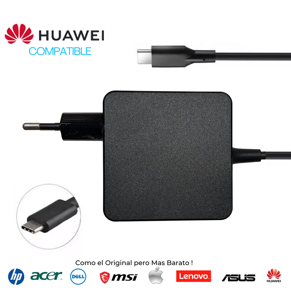 Cargador Para Huawei 20V 45w  Plug USB-C