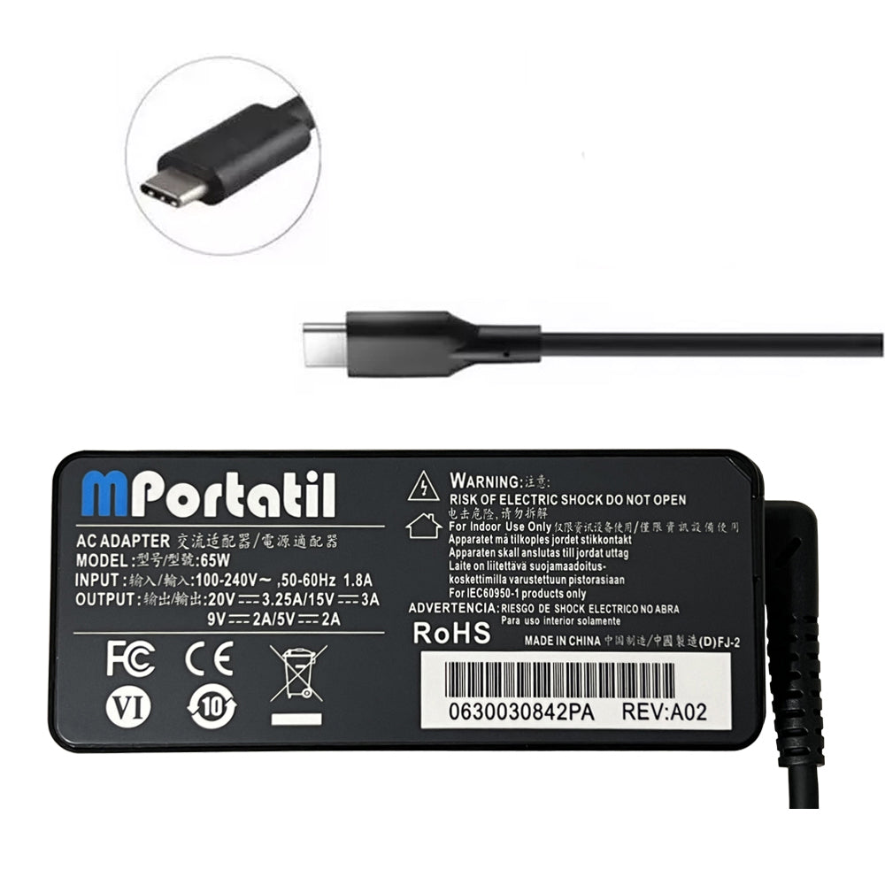 Cargador Para Huawei 20V 65Watt Plug USB-C_venta_de_repuestos_para_notebook