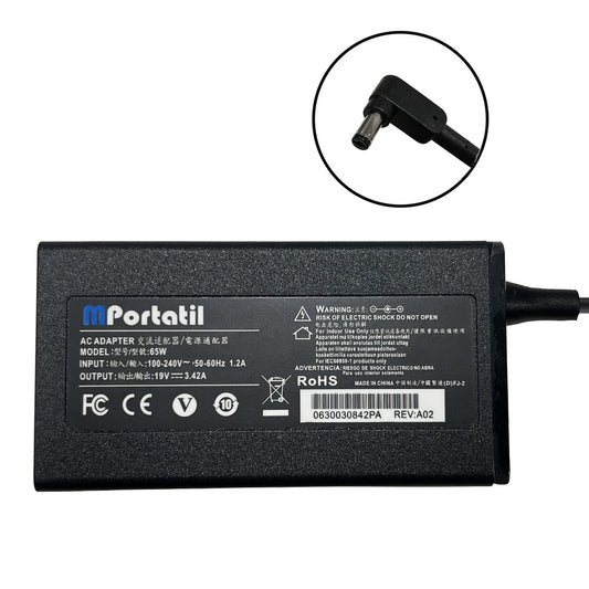 Cargador Para Acer 19V 3,42A Plug 5,5x1,7mm_venta_de_repuestos_para_notebook