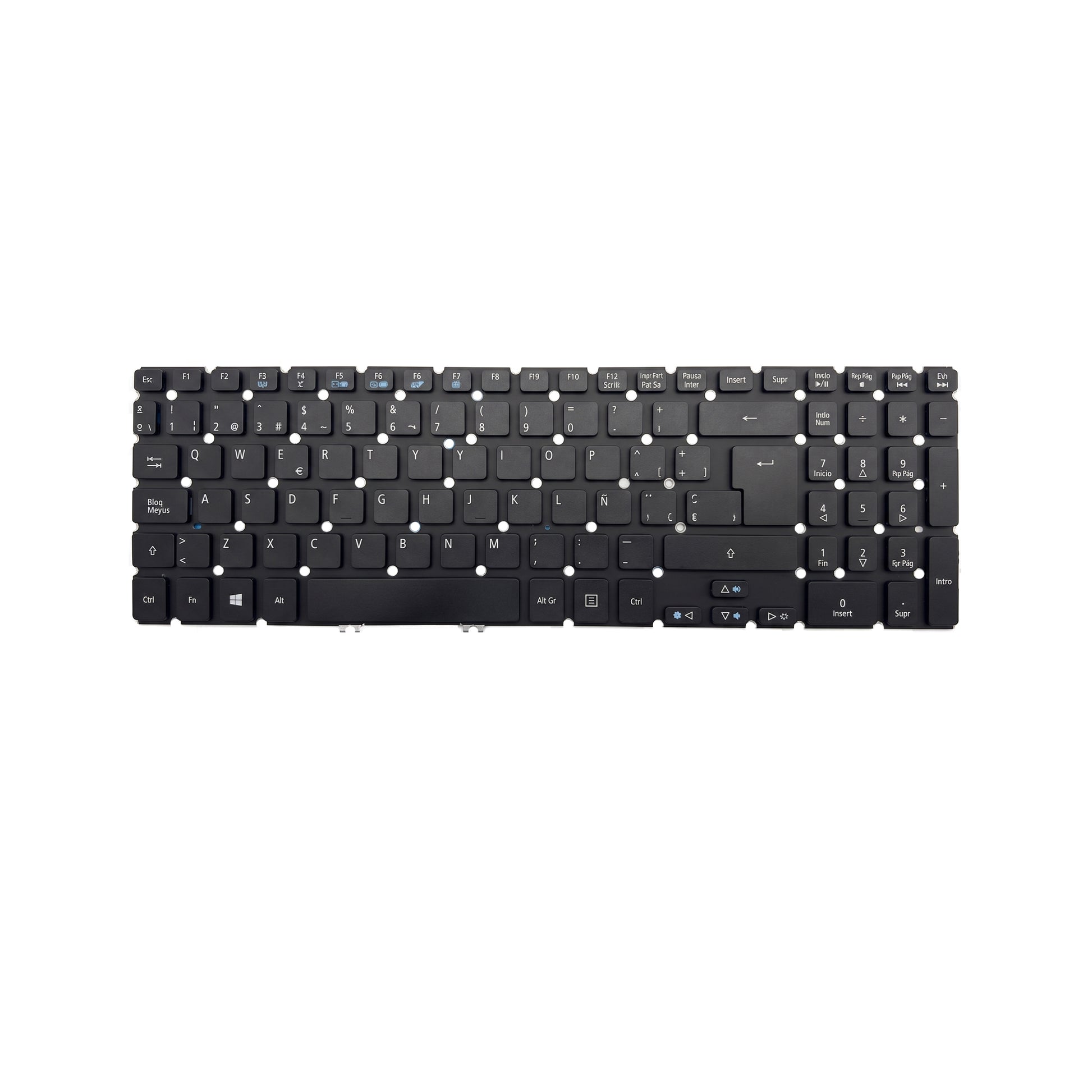 Teclado Acer Aspire V5-571 en español, negro, repuesto para notebook