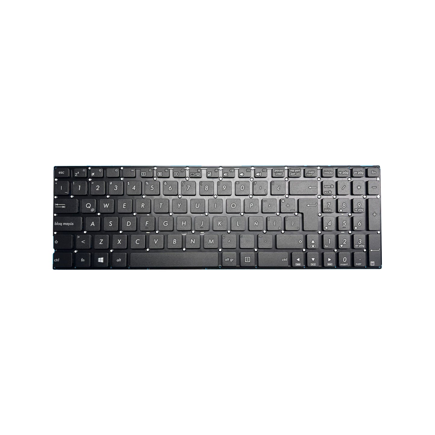 Teclado Asus X553M en español, negro, repuesto para notebook