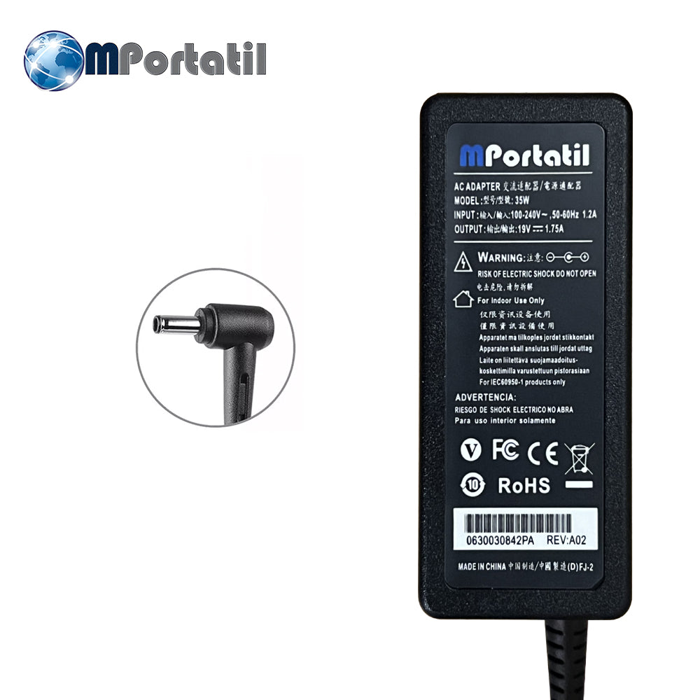 Cargador Para Asus 19V - 1,7a Plug 4.0x1.35_venta_de_repuestos_para_notebook