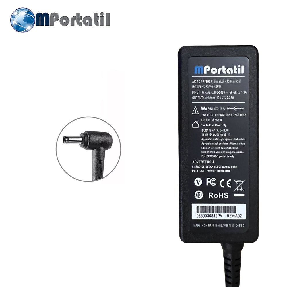 Cargador Para Asus 19V - 2,37a Plug 4.0x1.35_venta_de_repuestos_para_notebook