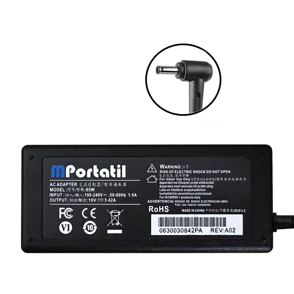 Cargador Para Asus 19V - 3,42a Plug 4.0x1.35_venta_de_repuestos_para_notebook