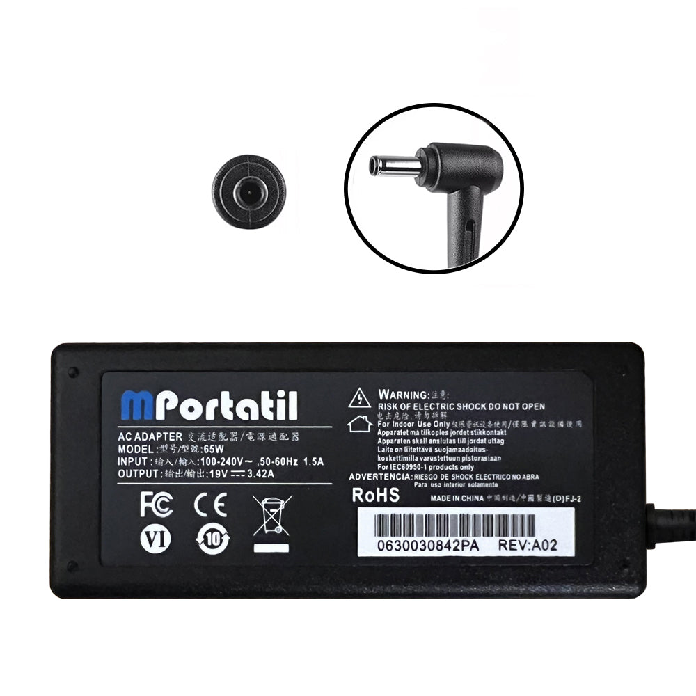 Cargador Para Asus 19V - 3,42a Plug 4.5x3.0_venta_de_repuestos_para_notebook