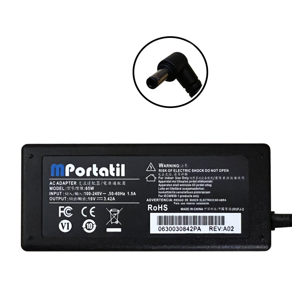 Cargador Para Asus 19V - 3,42a Plug 5.5x2.5_venta_de_repuestos_para_notebook