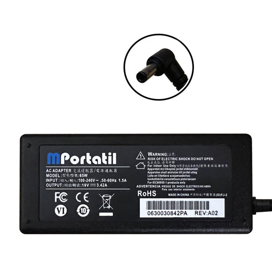 Cargador Para Asus 19V - 3,42a Plug 5.5x2.5