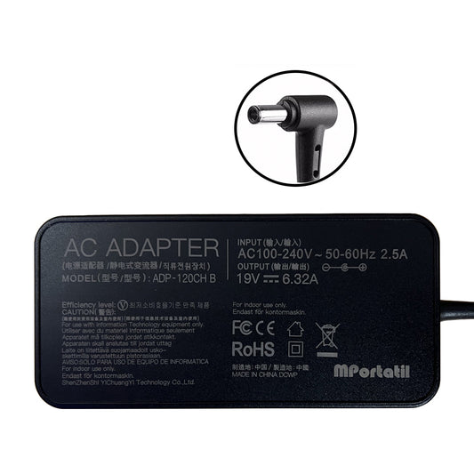 Cargador Para Asus 19V - 6,32a Plug 5.5x2.5