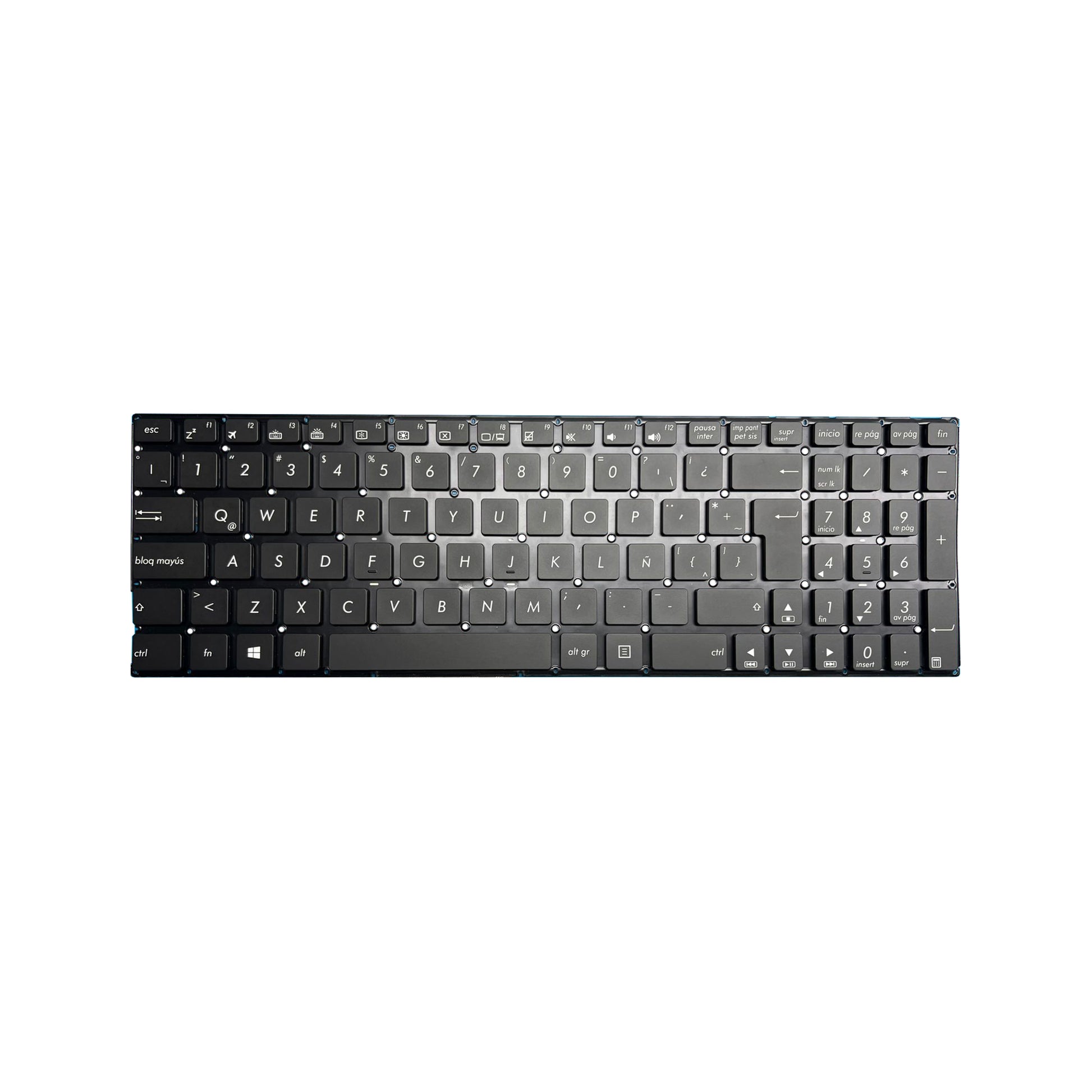 Teclado Asus X555L en español, negro, repuesto para notebook
