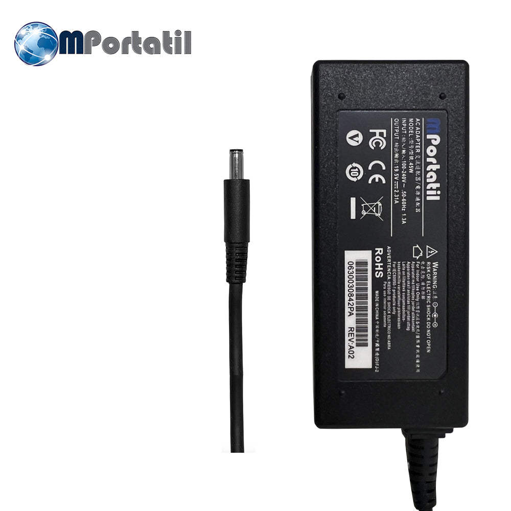 Cargador Para Dell 19,5V - 2,31a Plug 4.5x3.0_venta_de_repuestos_para_notebook