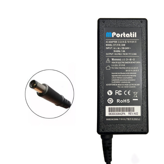 Cargador Para Dell 19,5V - 3,34a Plug 7.4x5.0
