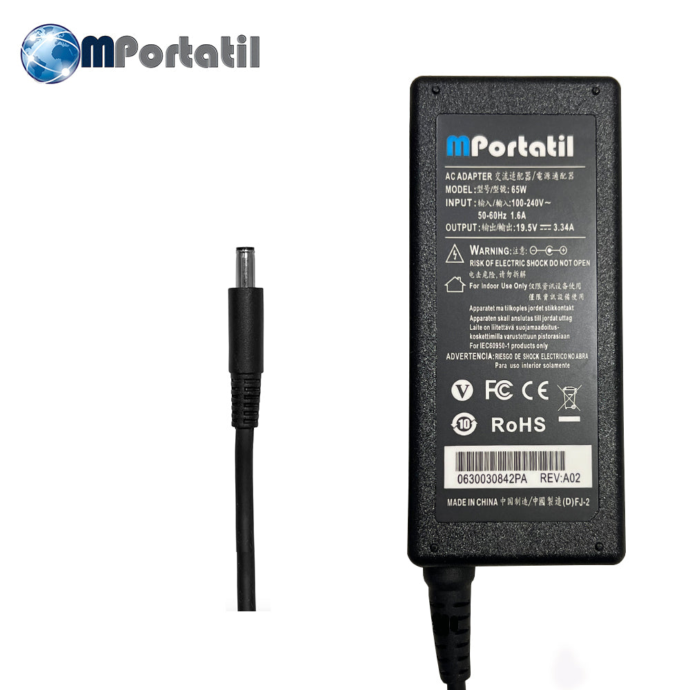 Cargador Para Dell 19,5V - 3,34a Plug 4.5x3.0
