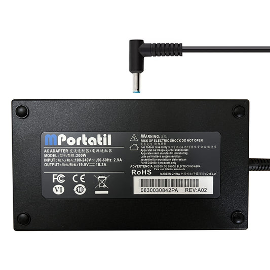 Cargador Para Hp 19,5V - 10,3a Plug 4.5x3.0 200w