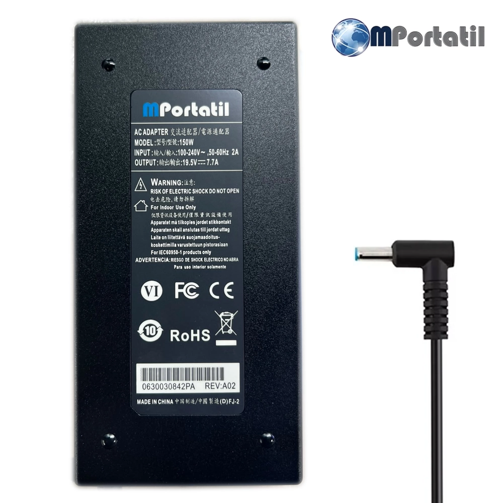 Cargador Para Hp 19,5V - 7,7a Plug 4.5x3.0 150w