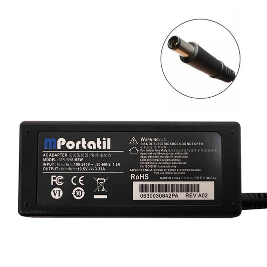 Cargador Para Hp 19,5V - 3,33a Plug 7.4x5.0