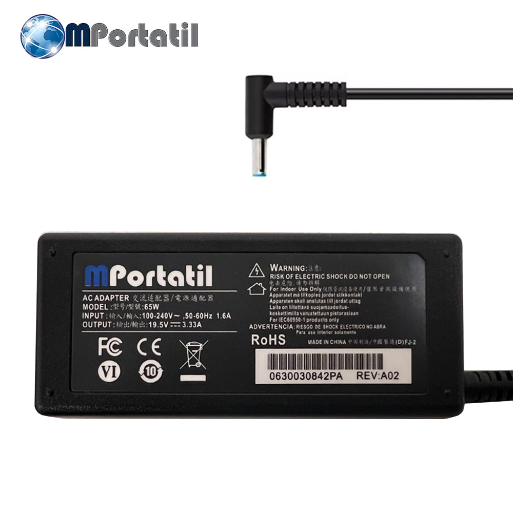 Cargador Para Hp 19,5V - 3,33a Plug 4.5x3.0_venta_de_repuestos_para_notebook