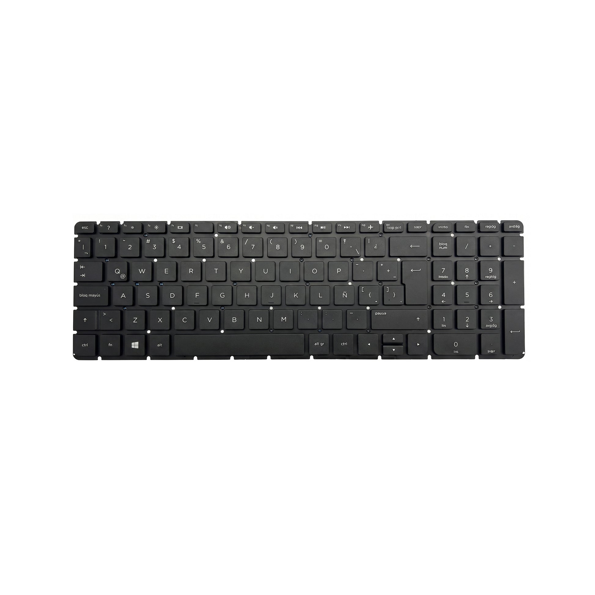 Teclado HP 250 G4 en español, negro, repuesto para notebook