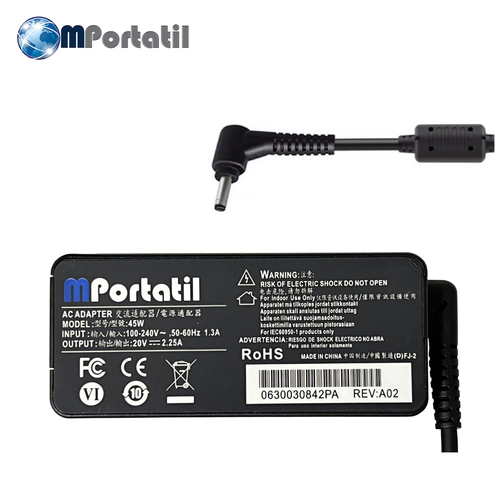 Cargador Para Lenovo 20V - 2,25a Plug 4.0x1.7_venta_de_repuestos_para_notebook