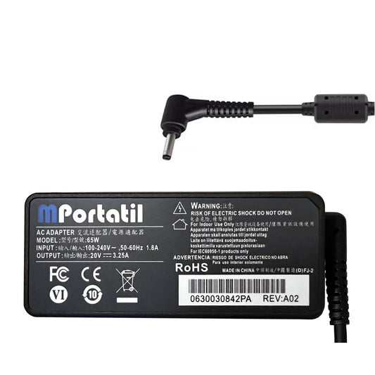 Cargador Para Lenovo 20V - 3,25a Plug 4.0x1.7_venta_de_repuestos_para_notebook