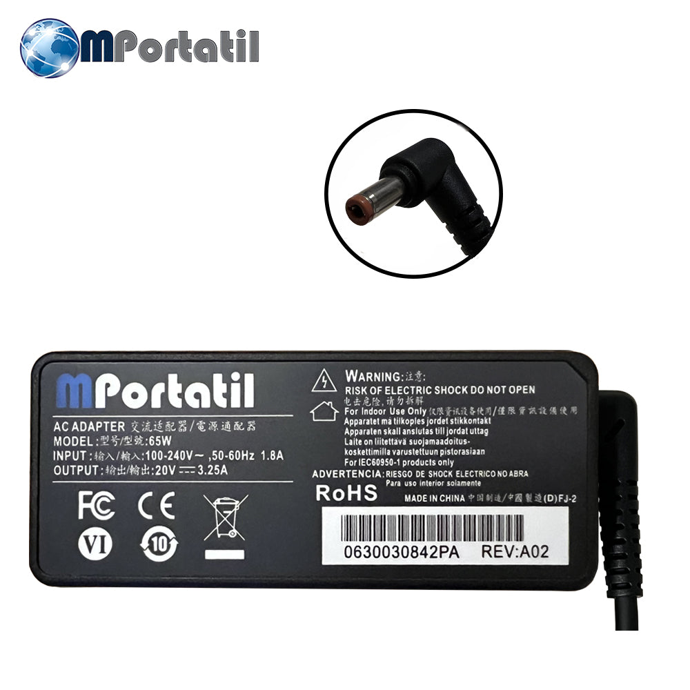 Cargador Para Lenovo 20V - 3,25a Plug 5.5x2.5_venta_de_repuestos_para_notebook