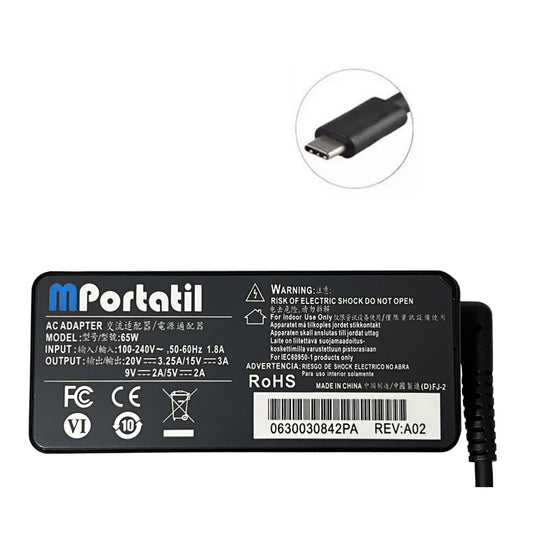 Cargador Para Lenovo 20V 65Watt Plug USB-C_venta_de_repuestos_para_notebook