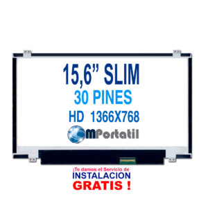 pantalla 15,6" hd slim 30 pines