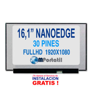 pantalla 16,1" full hd nanoedge 30 pines